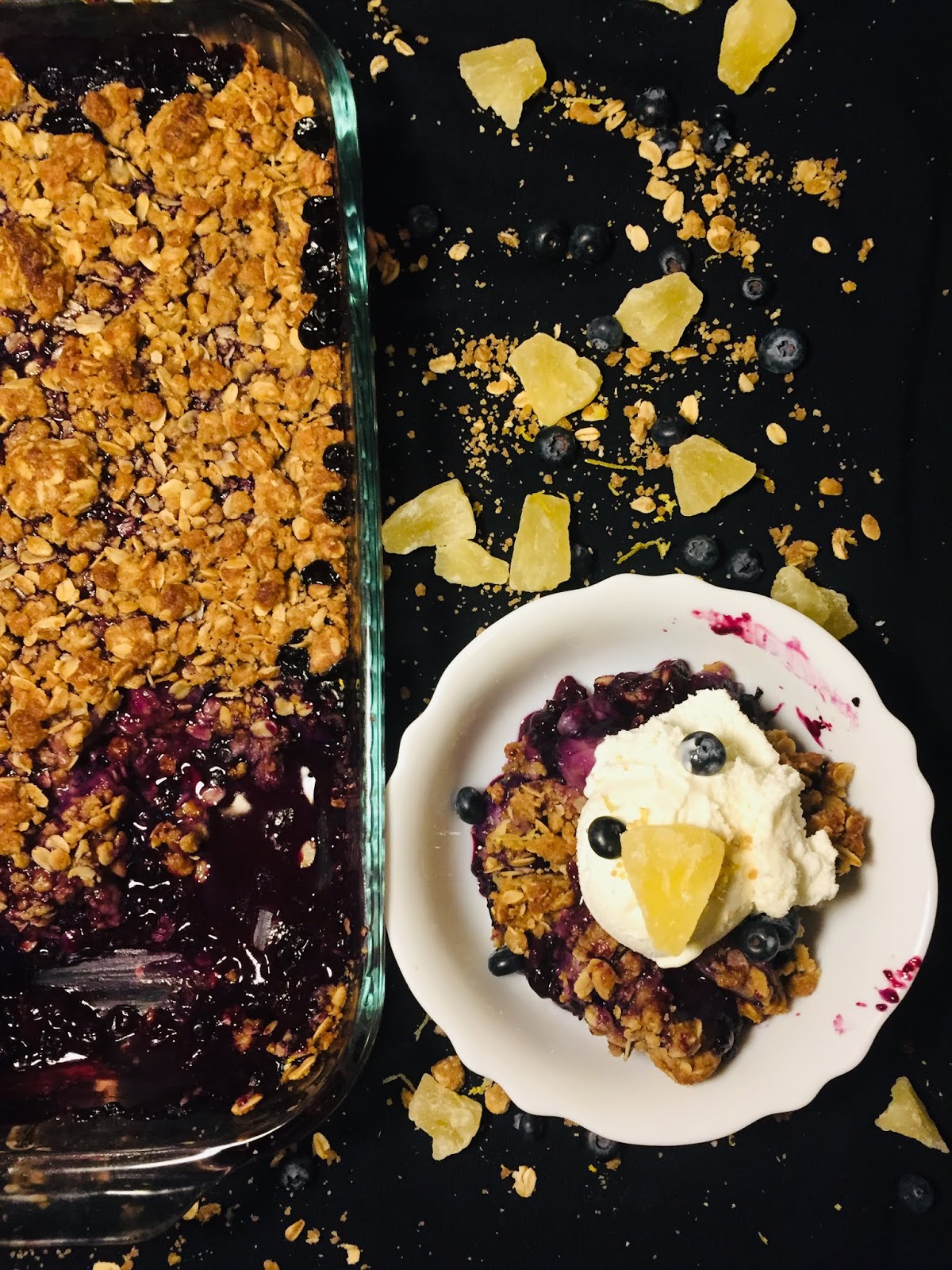 Blueberry Pineapple Cobbler