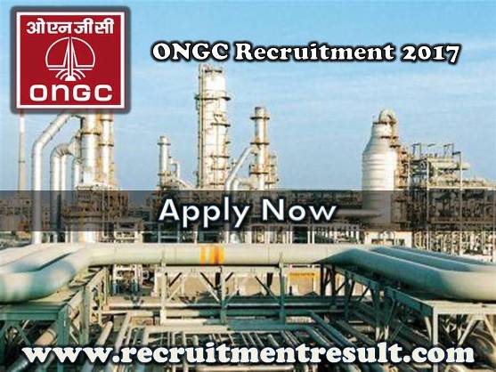 ONGC Recruitment 2017 ONGC Recruitment 2017