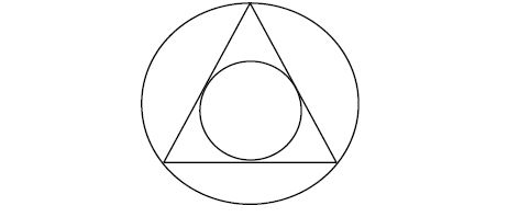 Program to draw inscribed and Circumscribed circles in the triangle