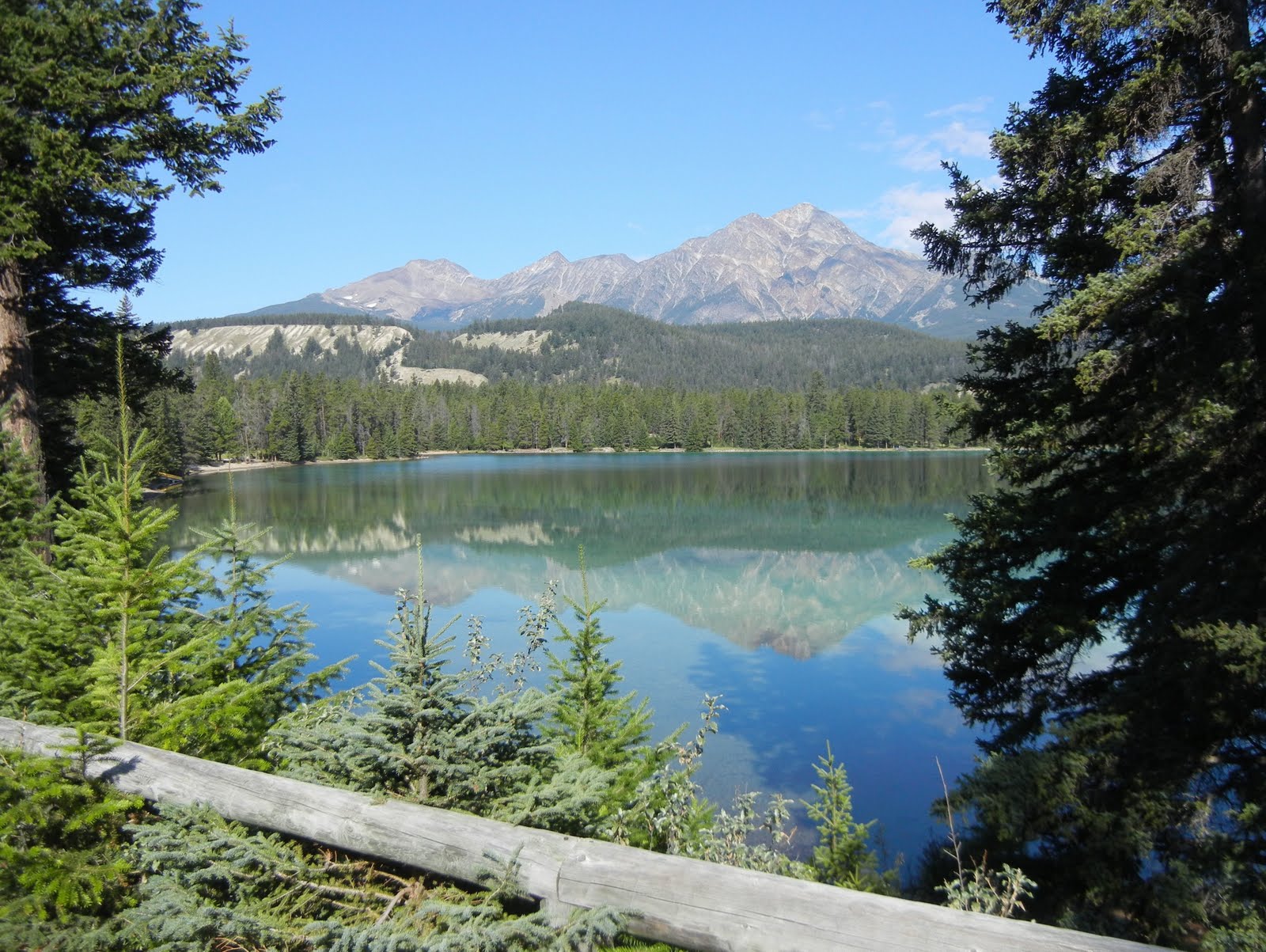 Canoeing Around Edmonton, Alberta, Canada Lake Edith, Jasper