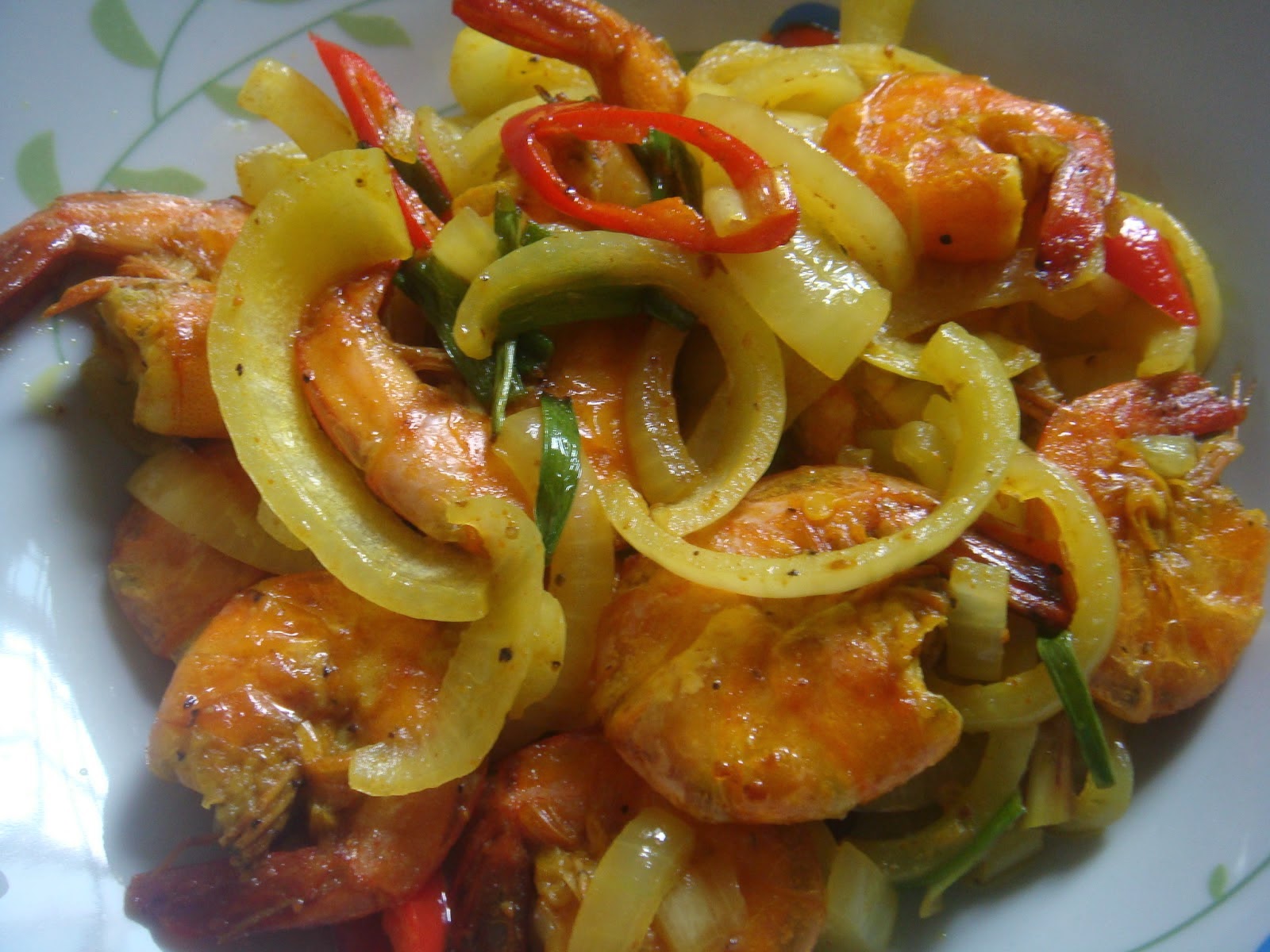 RESEPI UDANG MASAK KUNYIT.  Resepi Popular