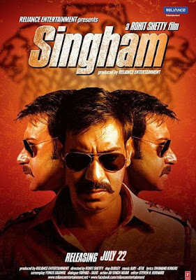 Singham 2011 Hindi BRRip 480p 450Mb ESub x264