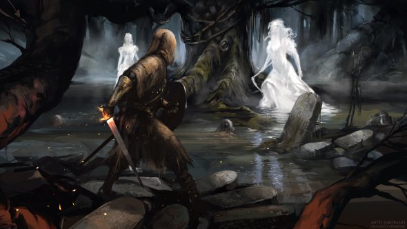 As sombrias ilustrações de fantasia e ficção de Antti Hakosaari Antti Hakosaari deviantart artstation arte ilustrações fantasia ficção sombria terror