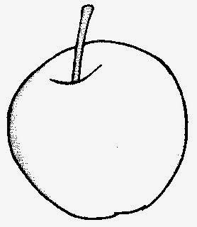 Dunia Sekolah: Gambar Hitam Putih (Drawing) - Buah & Sayuran