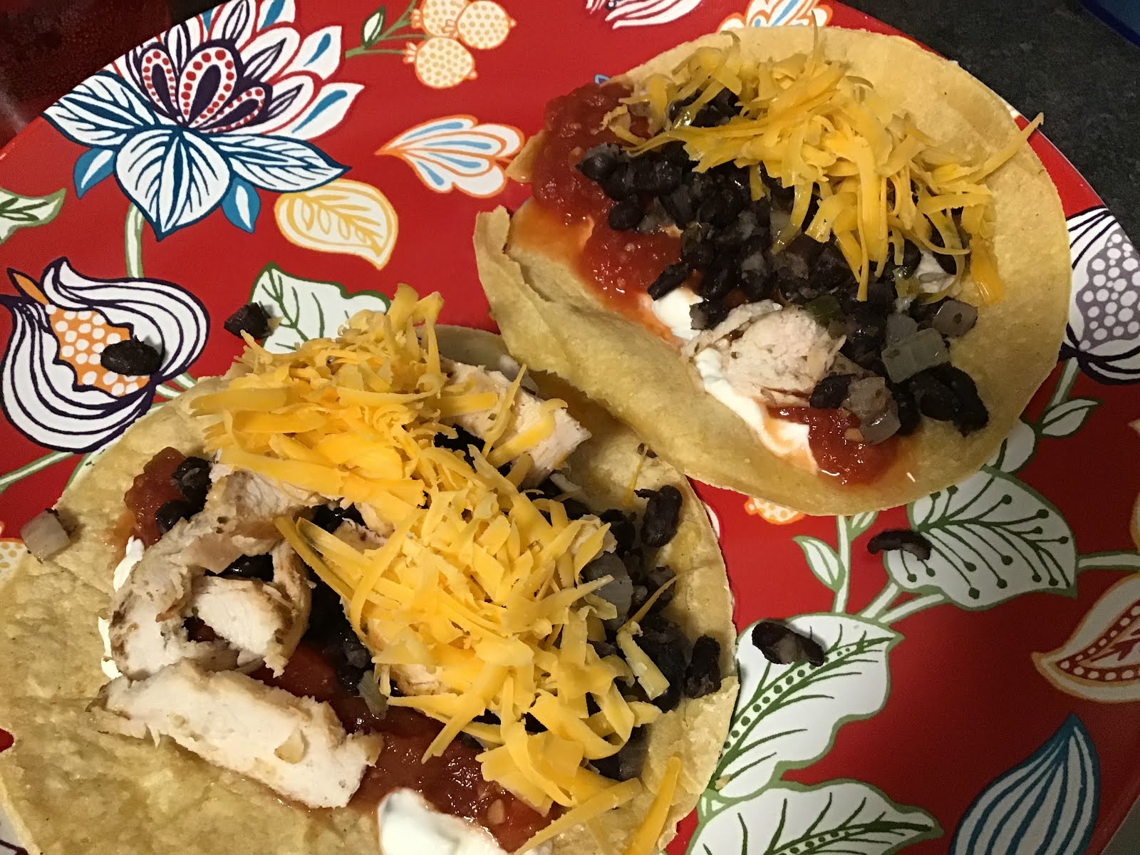 Black Bean and Chicken Tacos