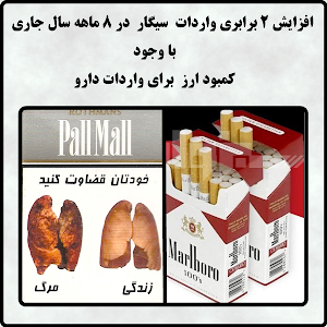 با وجود کمبود ارز برای واردات دارو 7 هزار تن سیگار وارد کشور شد!