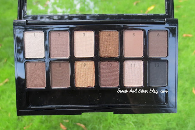Maybelline The Nudes Eyeshadow Swatches, Review, Price in India