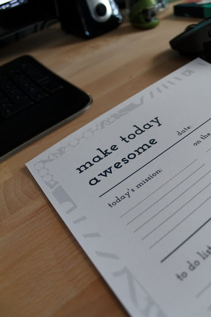 Make Today Awesome Daily Planning Printable