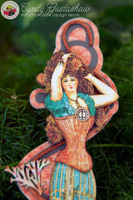 Anchor wall hanging with mermaid decoration