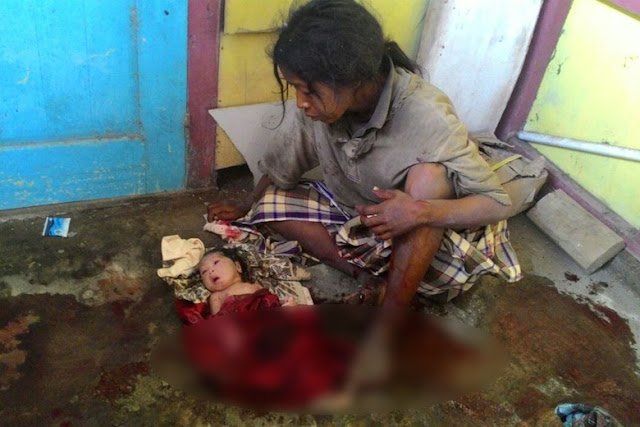 Yaa Allah... Gelandangan di Trenggalek Ditemukan Melahirkan Bayinya Seorang Diri Yaa Allah... Gelandangan di Trenggalek Ditemukan Melahirkan Bayinya Seorang Diri