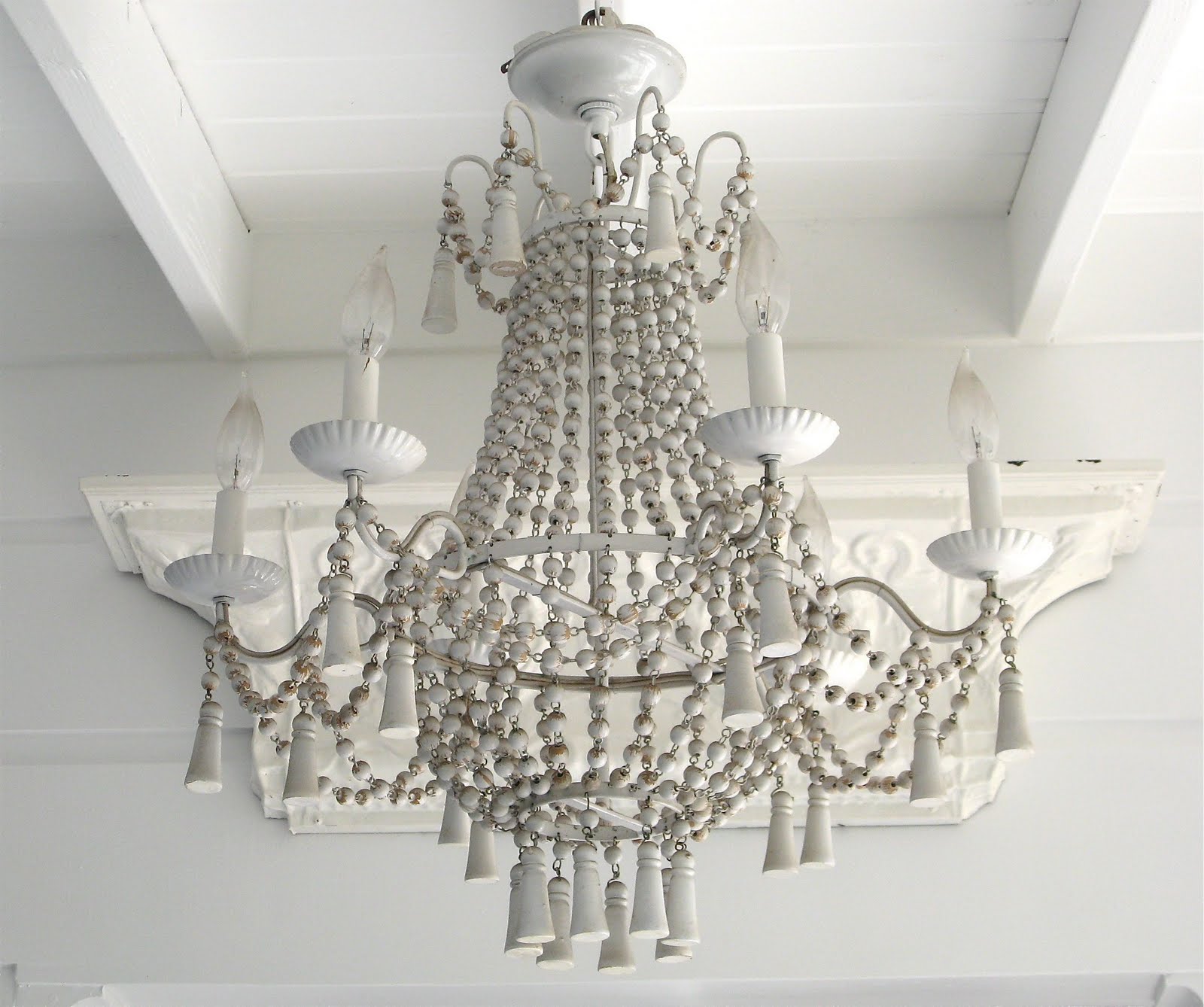 Chandeliers sunday dinner table