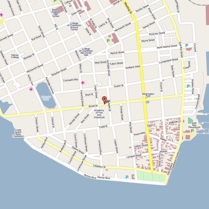 Street Map Of Charleston Sc Maps For You
