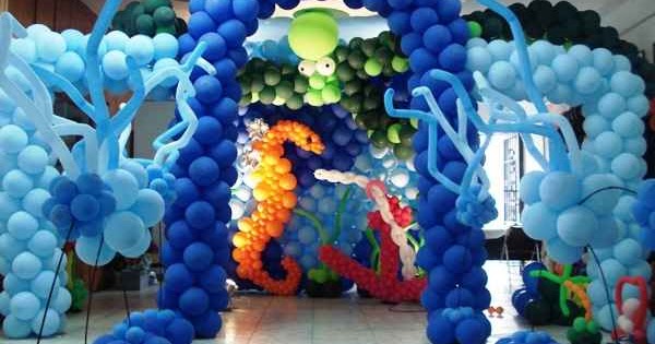  Balon  Gas Helium  Dekorasi  Berkualits Balon  dekorasi  Tema Laut