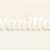 Free Vanilla Text Effect - PSD