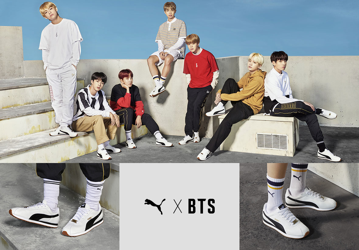puma x bts shoes 2018
