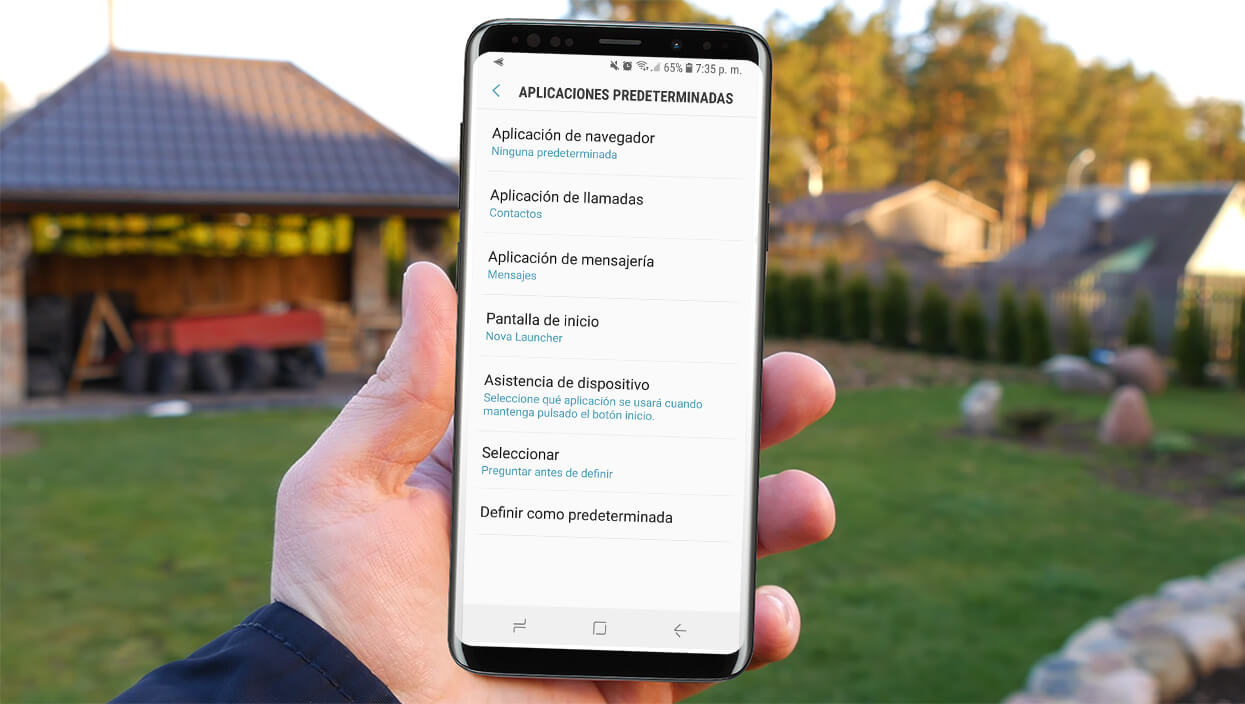 Cómo configurar aplicaciones predeterminadas en Android
