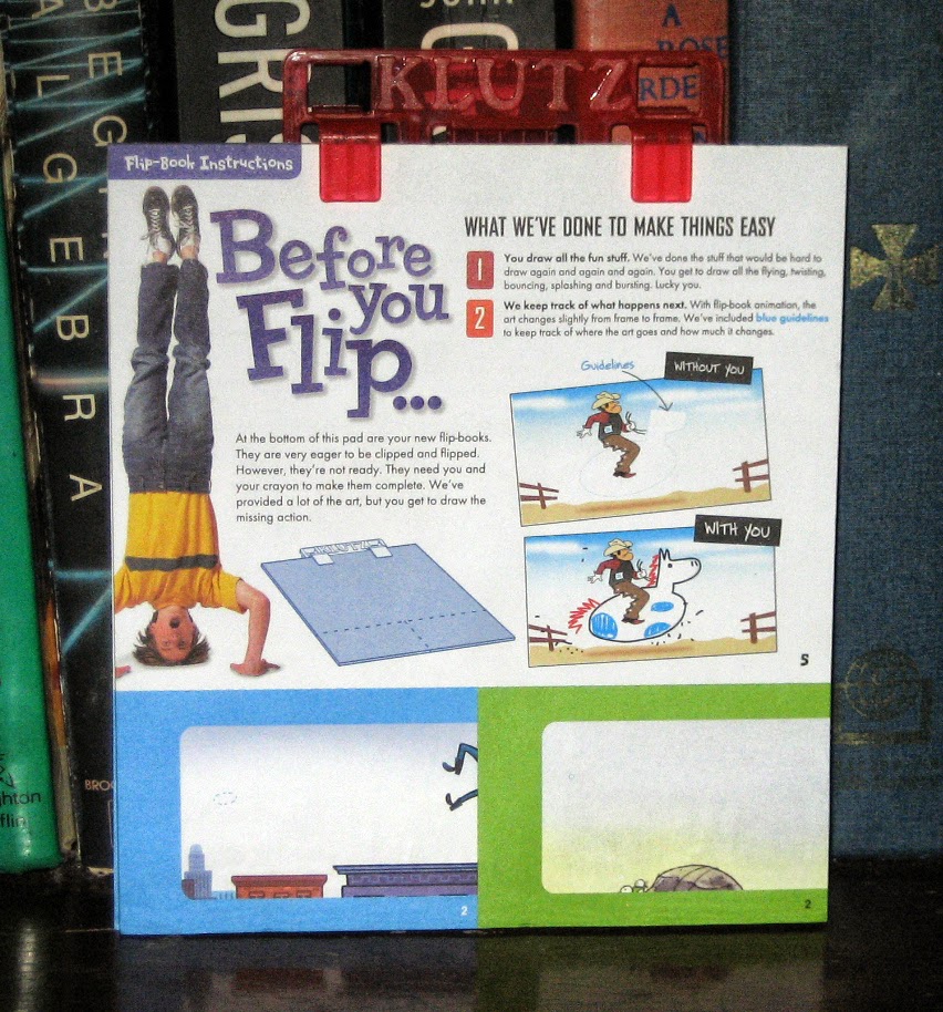 Percy's Fast Food Toy Stories Flip Book Instruction Klutz Wendys