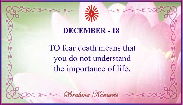 December 18 Thought For The Day December 18