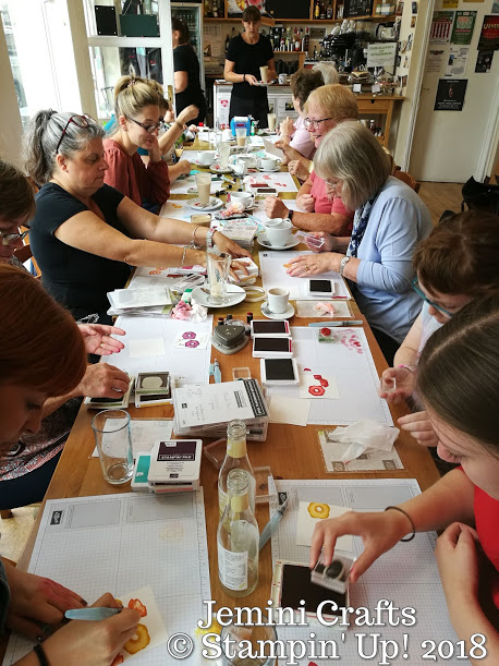 Coffee and card sessions every week with Jemini Crafts