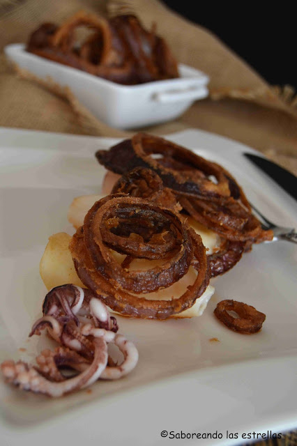 Aros de cebolla©Saboreando las estrellas