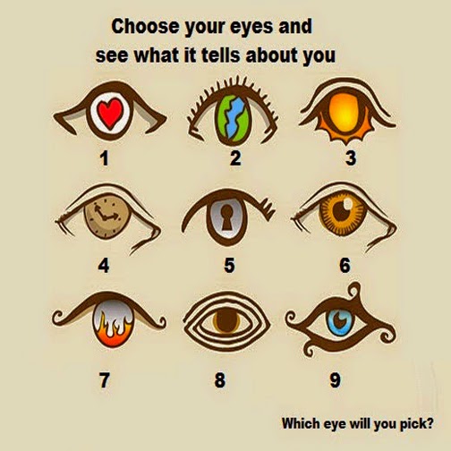 A fun personally test! Choose an eye and see what it reveals