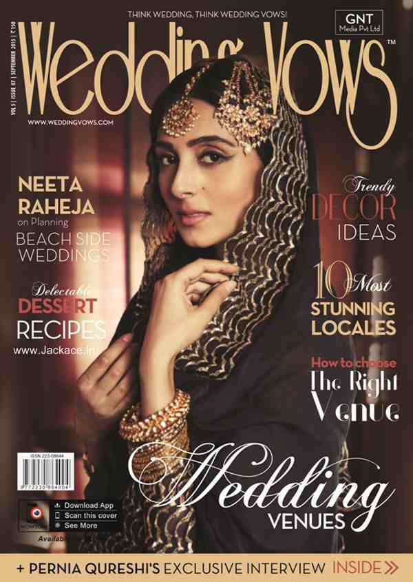 Pernia Qureshi Grace The Cover Of Wedding Vows