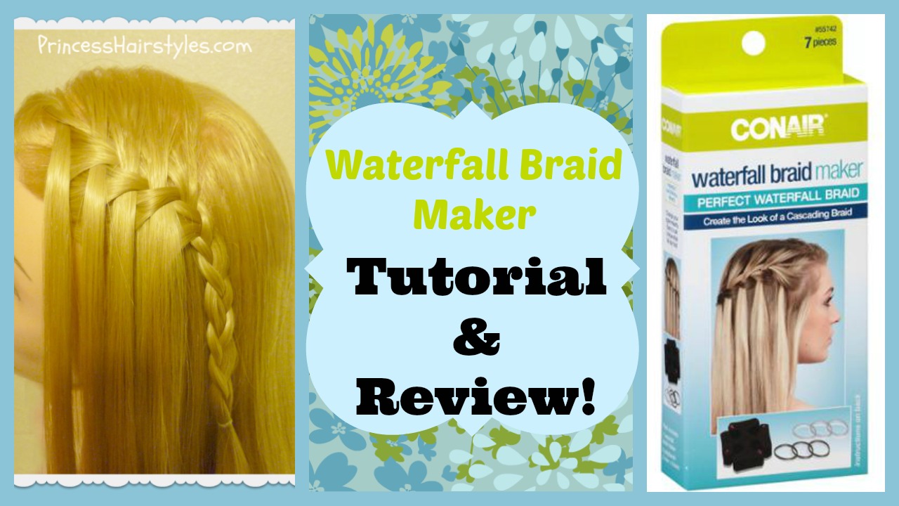 Waterfall Braid Maker Tutorial & Review Hairstyles For Girls
