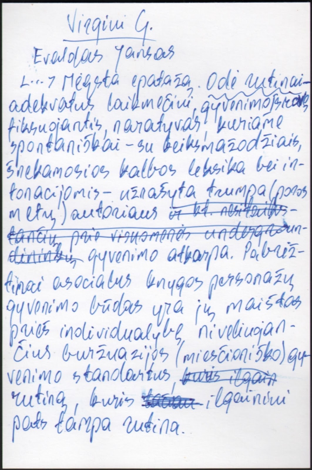 šis tas apie šį tą (1014) Visiškai tarp kitko jei kas turėtų noro gretint