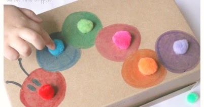 Caterpillar Color Sort for Toddlers | School Time Snippets