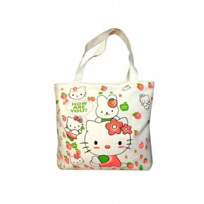 Bolso de moda de tela con Hello Kitty Bolso de moda de tela con Hello Kitty