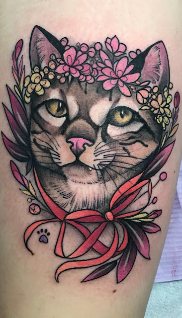 Tatuagens femininas de gatos Tatuagens femininas de gatos