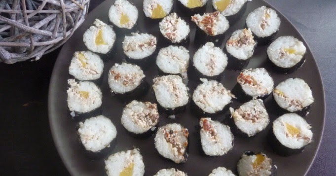 Papilles On/Off: Riz à sushis/makis au thermomix : makis aux tomates