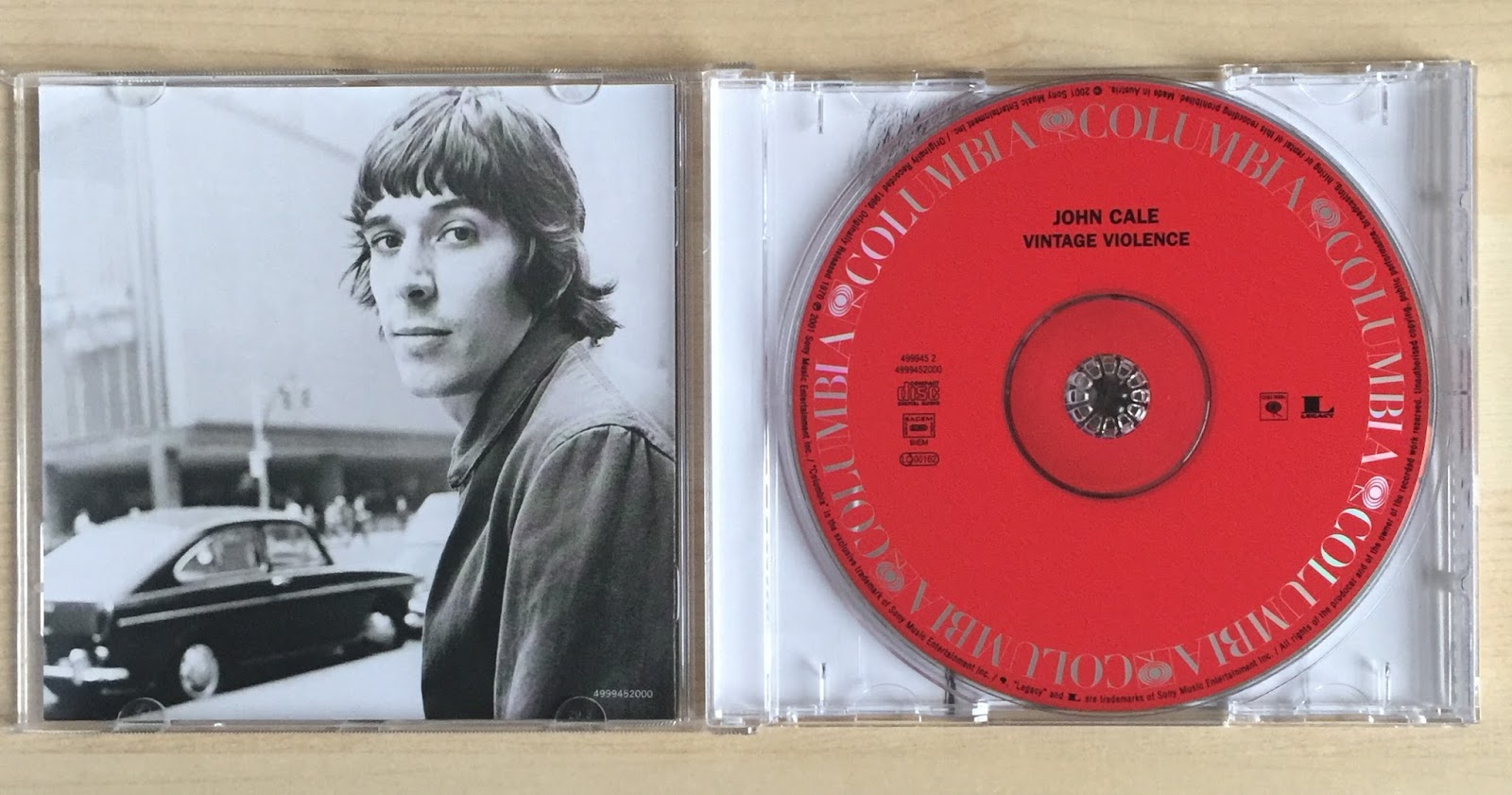 Sounds Good, Looks Good... "Vintage Violence" by JOHN CALE (2001