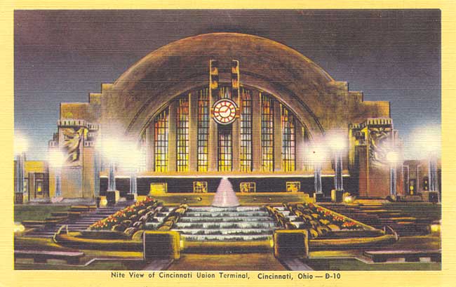 POSTCARDY: the postcard explorer: Union Terminal - Cincinnati, Ohio