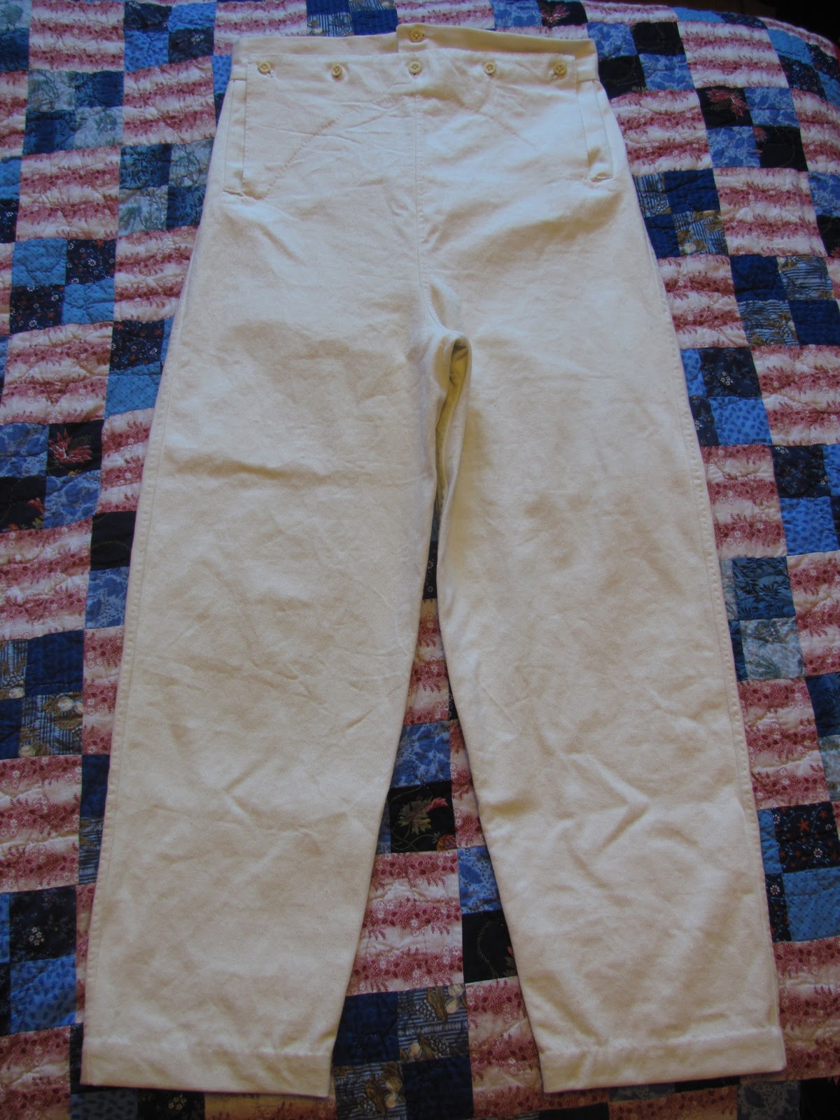 A.J. Keehan, Seamster: 1840s Military Broadfall Trousers!