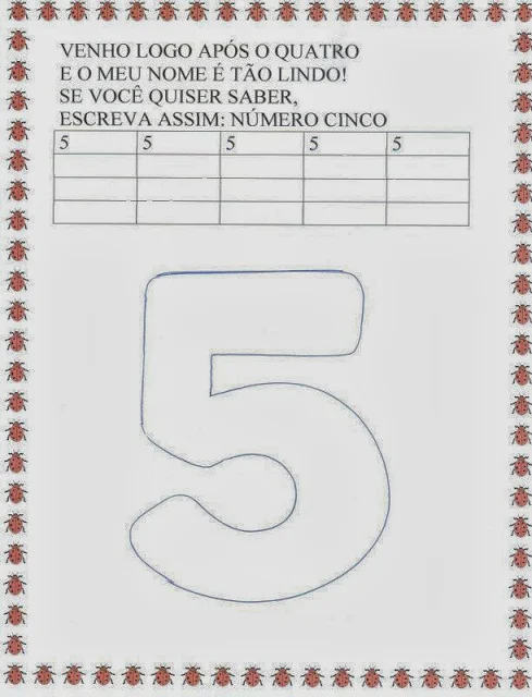 ensinar numeros educação infantil