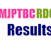 Telangana MJP BC Welfare RDC CET Results 2016