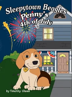 Sleepytown Beagles, Penny's 4th of July by Timothy Glass