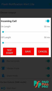 Flash Notification Alert Pro patched APK