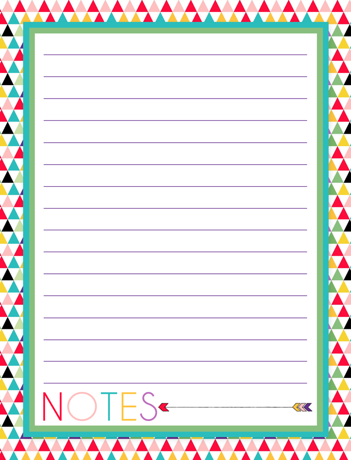 Free Printable Notes