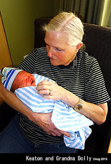 Grandma Dolly and Baby Keaton