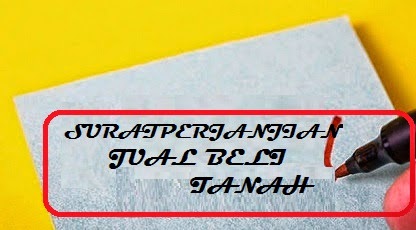 Contoh Surat Pernyataan Perjanjian Jual Beli Tanah http://www.tvzipo.com/search/label/Surat