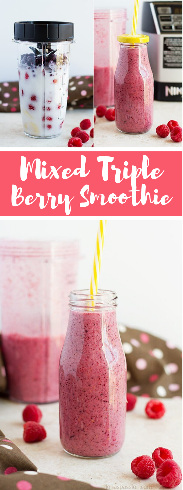 MIXED TRIPLE BERRY SMOOTHIE MIXED TRIPLE BERRY SMOOTHIE