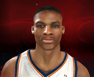 NBA 2K13 Russell Westbrook Cyber Face Patch NBA2K