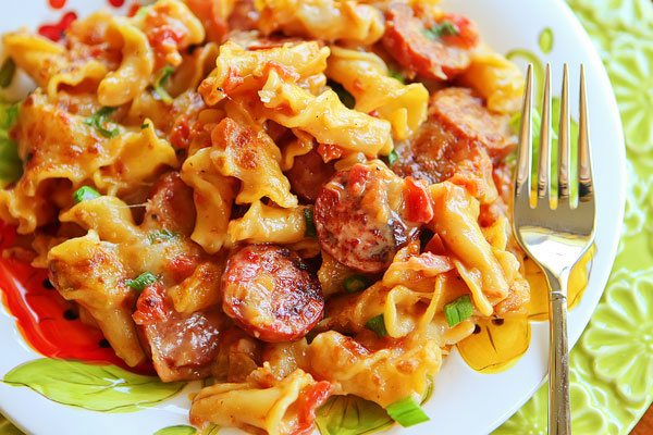 *Riches to Rags* by Dori: Spicy Sausage Pasta