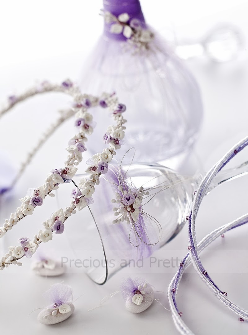 White And Lavender Wedding Theme Set A1236 Greek Favors Lavender Themed Wedding Set From Greece