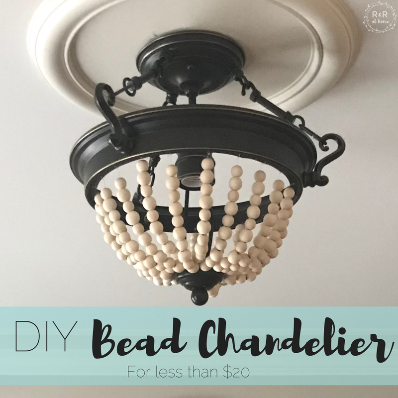 Diy Bead Chandelier R At Home My Fingers Cannot Type Fast Enough As I Sit Here Ready To Reveal Latest Diy Project Am Beyond Excited Share How Transformed An Old Light