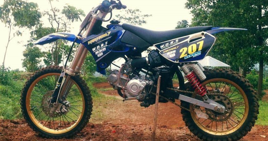 Kumpulan Gambar Modifikasi Motor Trail Bebek Modif Jupiter Z Terbaru