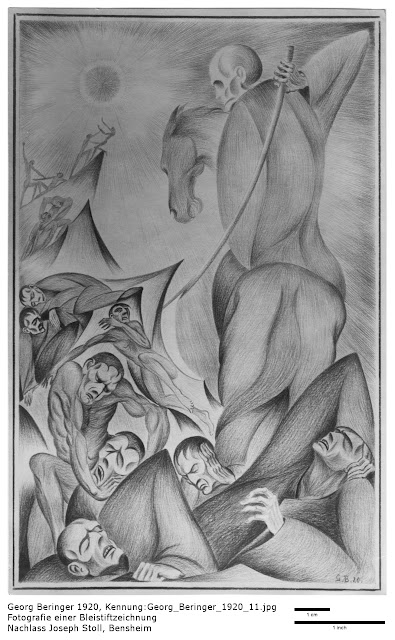 Georg Beringer - Religiöse Bleistiftzeichnungen 1920, Nachlass Joseph Stoll, Bensheim
