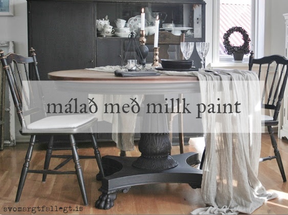Málað með Milk Paint